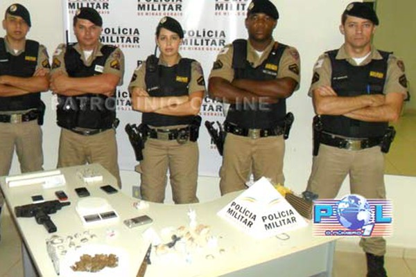 Policia Militar prende suspeitos de tráfico com drogas em Sacramento