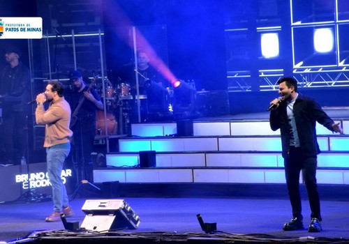 Bruno César e Rodrigo cantam o sucesso "Estado Civil" na Fenamilho 2025; veja ao vivo