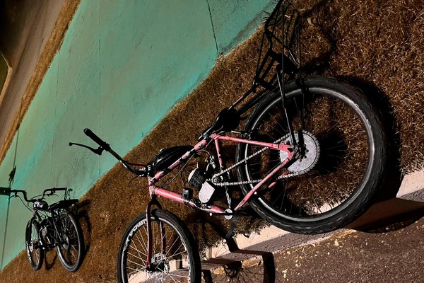Polícia Miliar apreende bicicletas motorizadas em Guimarânia e orienta condutores