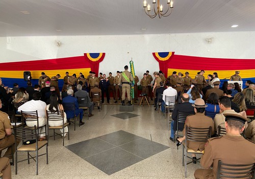 Solenidade com homenagens celebra aniversário da Polícia Militar e da 10ªRPM, em Patos de Minas