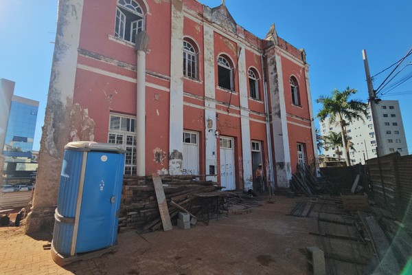 Veja como estão as obras de restauração do prédio centenário do antigo cadeião