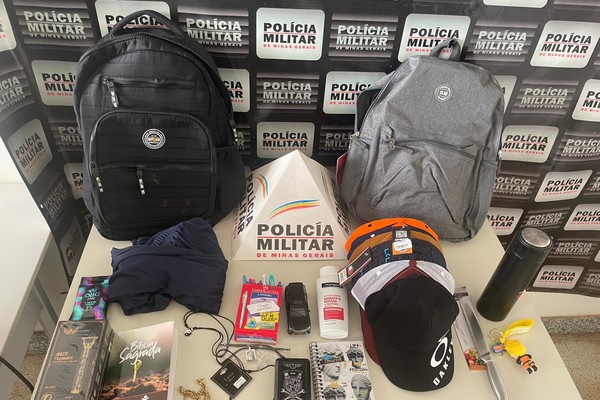 PM prende homem que furtou bíblia sagrada e diversos objetos em Patrocínio