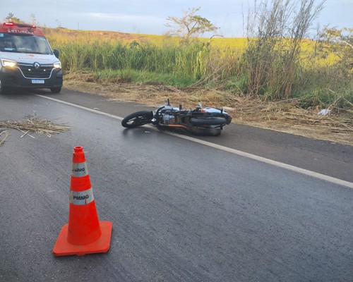 Jovem motociclista morre em acidente na BR 352, próximo ao Agnaldo das Pamonhas
