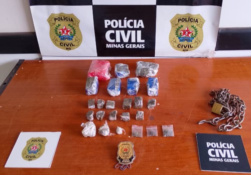 Jovem é preso em casa com várias porções de maconha em São Gotardo