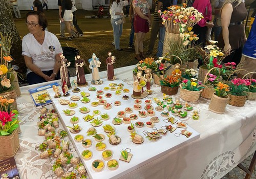 Marias Artesãs levam trabalho feito com muito carinho para feira na Fenapraça 2026; veja ao vivo