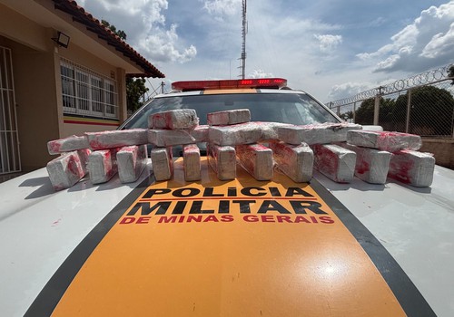 Garota é presa dentro de ônibus na MG 188 com 19 barras de maconha na bagagem