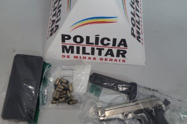 Polícia Militar encontra arma de fogo embaixo de cama e apreende menor, no Nova Floresta