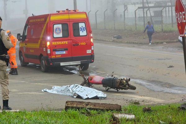 Motociclista morre em grave acidente na avenida JK em Patos de Minas