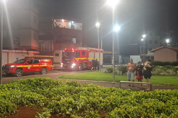 Homem afirma que está sendo perseguido, entra na Lagoa Grande e mobiliza SAMU e o Corpo de Bombeiros