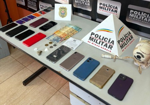 Operação Alcateia apreende diversos celulares, dinheiro e drogas em Coromandel