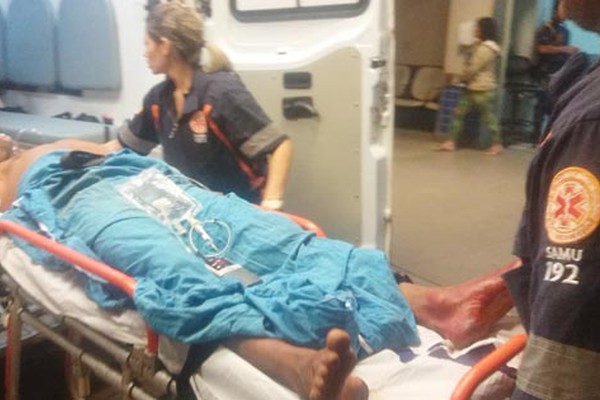 Homem baleado no bairro Padre Eustáquio é levado em estado grave para o Hospital Regional