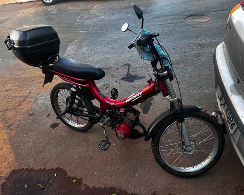 Homem em bicicleta motorizada é preso após provocar acidente de trânsito em Patos de Minas