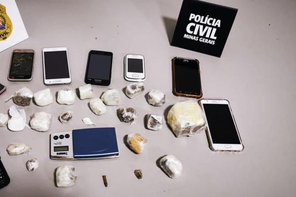 Polícia Civil cumpre mandados em Patos de Minas e prende suspeito com maconha e cocaína
