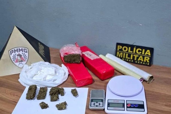 Morador diz ser integrante de organização criminosa e acaba preso com drogas em São Gotardo