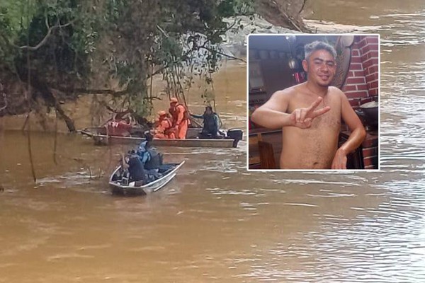 Corpo encontrado no Rio Paranaíba é identificado como de homem que estava desaparecido desde sábado