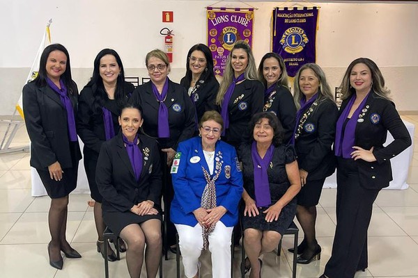 Visita de Governadora do Lions reforça serviço humanitário e destaca a força da liderança feminina