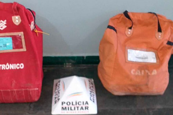 Menor é apreendido após roubar malotes dando "gravata" em homem que saía de banco em São Gotardo