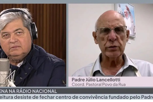 “Quem governa SP é o mercado imobiliário”, diz padre Júlio a Datena