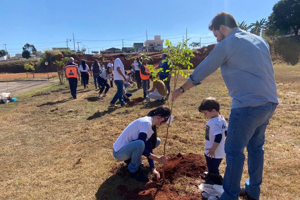 Em comemoração ao Dia Mundial do Meio Ambiente, Prefeitura Municipal planta mudas de Ipê