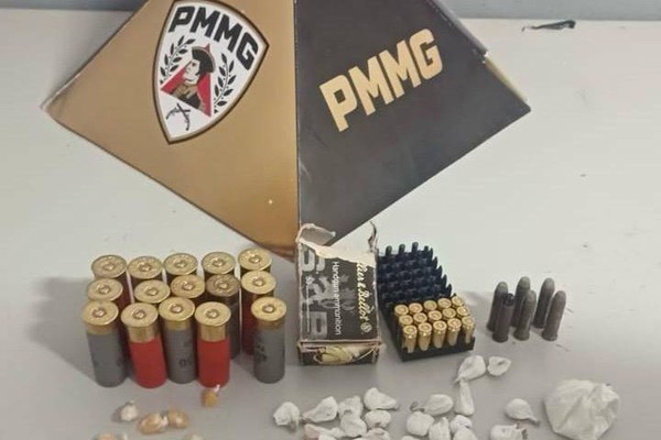 Idoso de 69 anos é preso por tráfico de drogas e posse de munições na zona rural de Patos de Minas