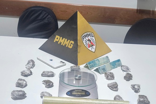 Operação da PM termina com prisão por tráfico e apreensão de drogas em Serra do Salitre