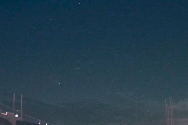 Observatório captura chuva de meteoros nesta madrugada em Patos de Minas