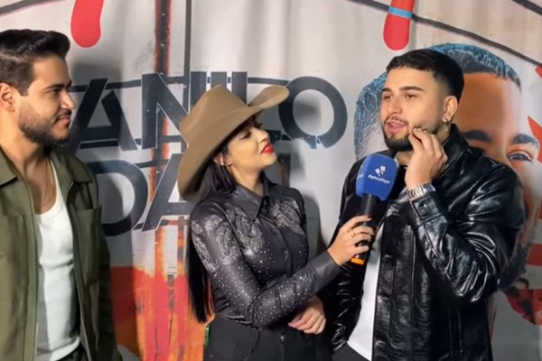 Danilo e Davi aconselham sobre haters em entrevista para o Patos Hoje; veja ao vivo