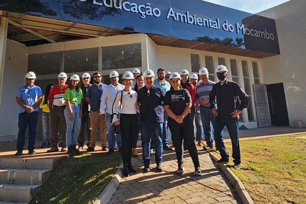 Obras do Centro de Educação Ambiental recebem última visita técnicas antes da inauguração