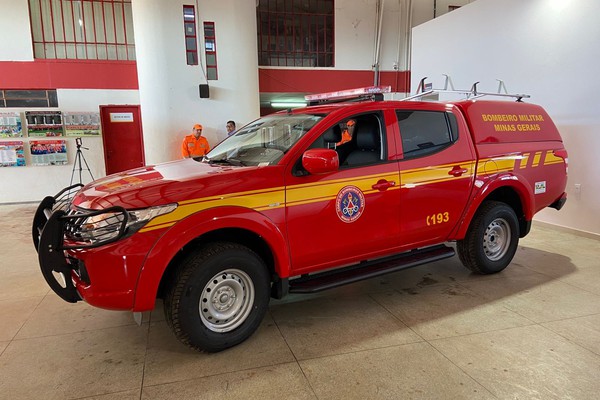 Corpo de Bombeiros de Patos de Minas inaugura ampliação de salas e recebe nova viatura