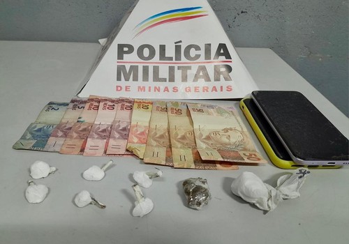 Operação da PM termina com dois presos por tráfico no Centro de Lagoa Formosa