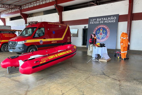 Corpo de Bombeiros recebe novos aparatos para reforçar atuação no período chuvoso