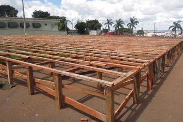 Parque de Exposições começa a ser preparado para a Fenamilho 2013