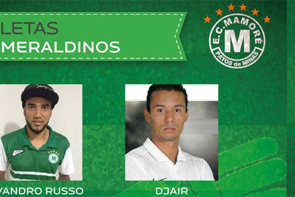 Mamoré anuncia Evandro Russo e outros 6 jogadores que lutarão pelo acesso à elite do Mineiro
