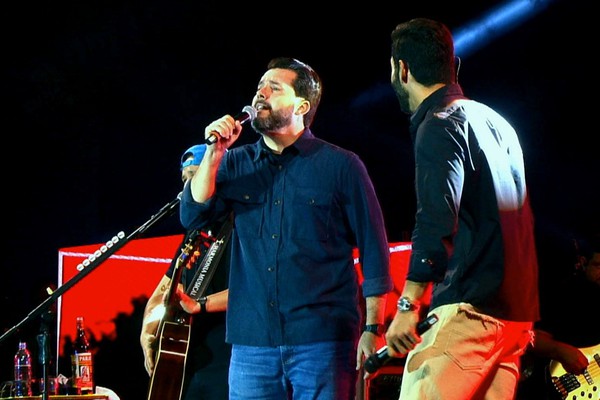 Prefeito Falcão canta junto com Israel e Rodolffo: “Pense em mim”; veja ao vivo