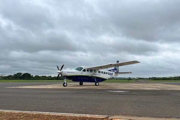Voos de Patos de Minas para BH passam a ser em aviões de 9 passageiros