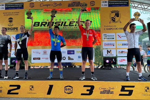 Patenses fazem bonito em etapa do Campeonato Brasileiro de Mountain Bike em Sergipe