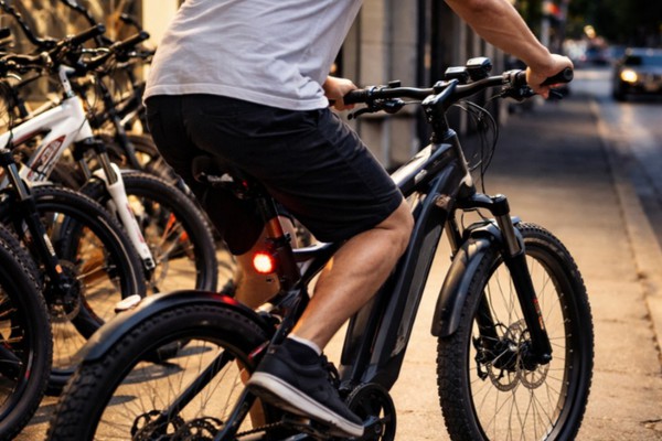 Após sentar e avaliar diversas bicicletas elétricas em exposição, jovem furta veículo no Centro de Patos de Minas