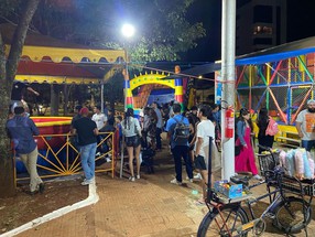 “Espaço Kids” ou “Espaço Popular”? Crianças, adolescentes e adultos marcam presença nos brinquedos da Fenapraça