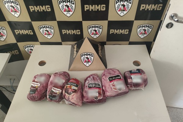 Casal é preso por furtar de diversas carnes em supermercados de Patrocínio