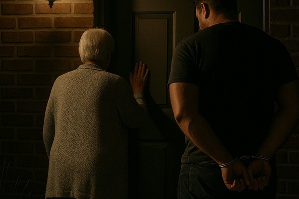 Homem agride a mãe de 73 anos e a tranca fora de casa durante a madrugada