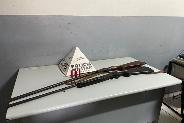 Homem não paga motel, deixa mulher e carro para garantir o pagamento, mas acaba preso com espingardas