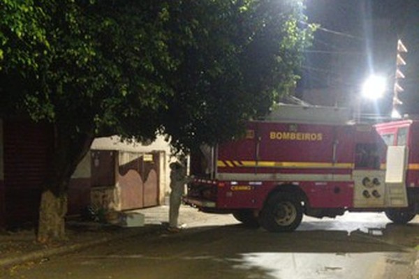 Com auxílio de apicultor, Bombeiros retiram enxame gigante de abelhas do Centro de Patos de Minas