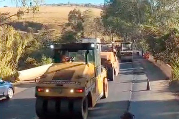 DER fará nova licitação para a construção de trevos na MGC 354; obras de restauração continuam