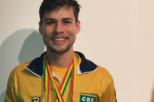 Karateca patense Rafael Nascimento conquista o ouro no Campeonato Sul-Americano