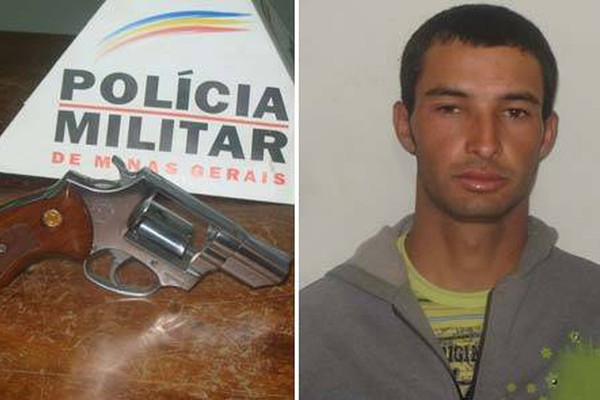 PM suspeita de ocupantes de veículo e prende condutor com arma de fogo