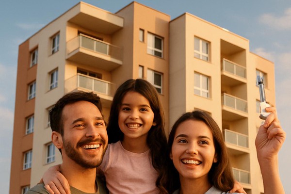 Ainda dá tempo! Apartamentos com a parcela da entrada a partir de R$300 e documentação gratuita