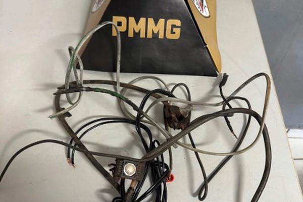 Homem é preso em flagrante após furtar fiação elétrica de empresa em mais um crime dessa natureza em Patos de Minas