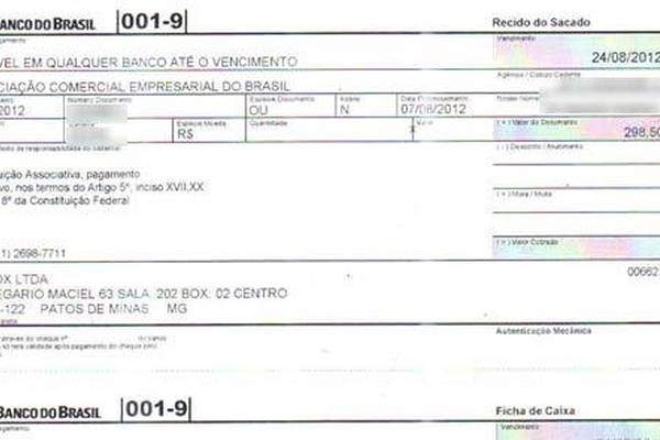 ACIPATOS alerta empresários sobre fraude em boletos de entidades fantasmas