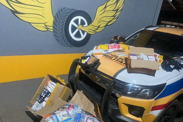 PM Rodoviária desmonta rota do contrabando e descaminho com duas grandes apreensões