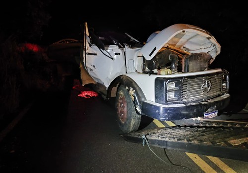 Motorista morre em trágico acidente com caminhão na LMG740, em Lagoa Grande